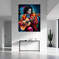 Pop Art Jackson Gitarre Musiker Porträt Wandbild