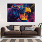 Pop Art Nilpferd Wandbild