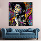 Pop Art Prince Porträt mit Gitarre Wandbild