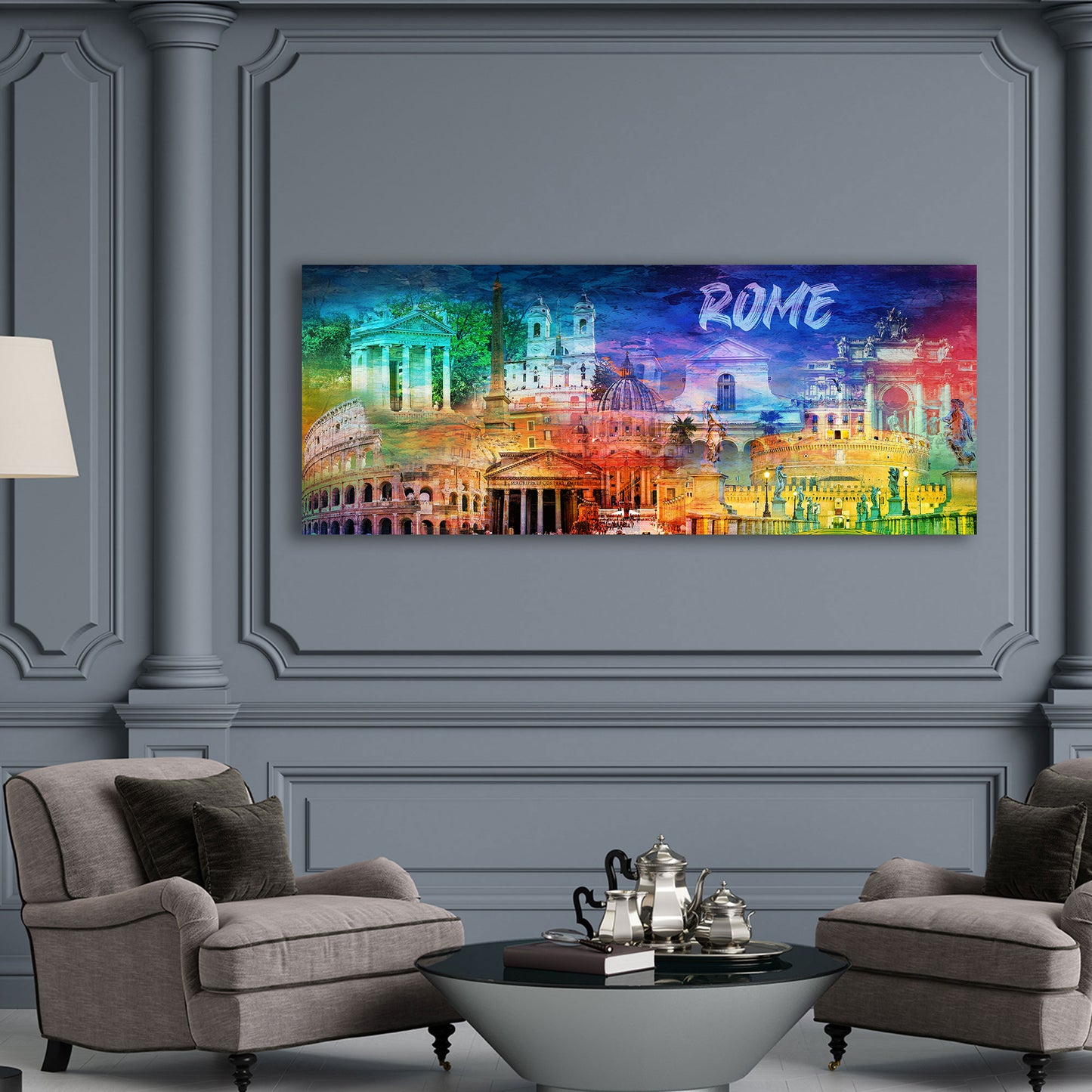 Rom Kolosseum Petersdom Spanische Treppe Pantheon Wandbild