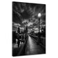 Schlossbrücke Schwerin schwarz weiß historische Architektur Wandbild