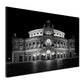 Semperoper Dresden Architektur Schwarz Weiß Wandbild
