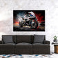 Sport Motorrad Geschwindigkeit in dynamischer Pop Art Wandbild