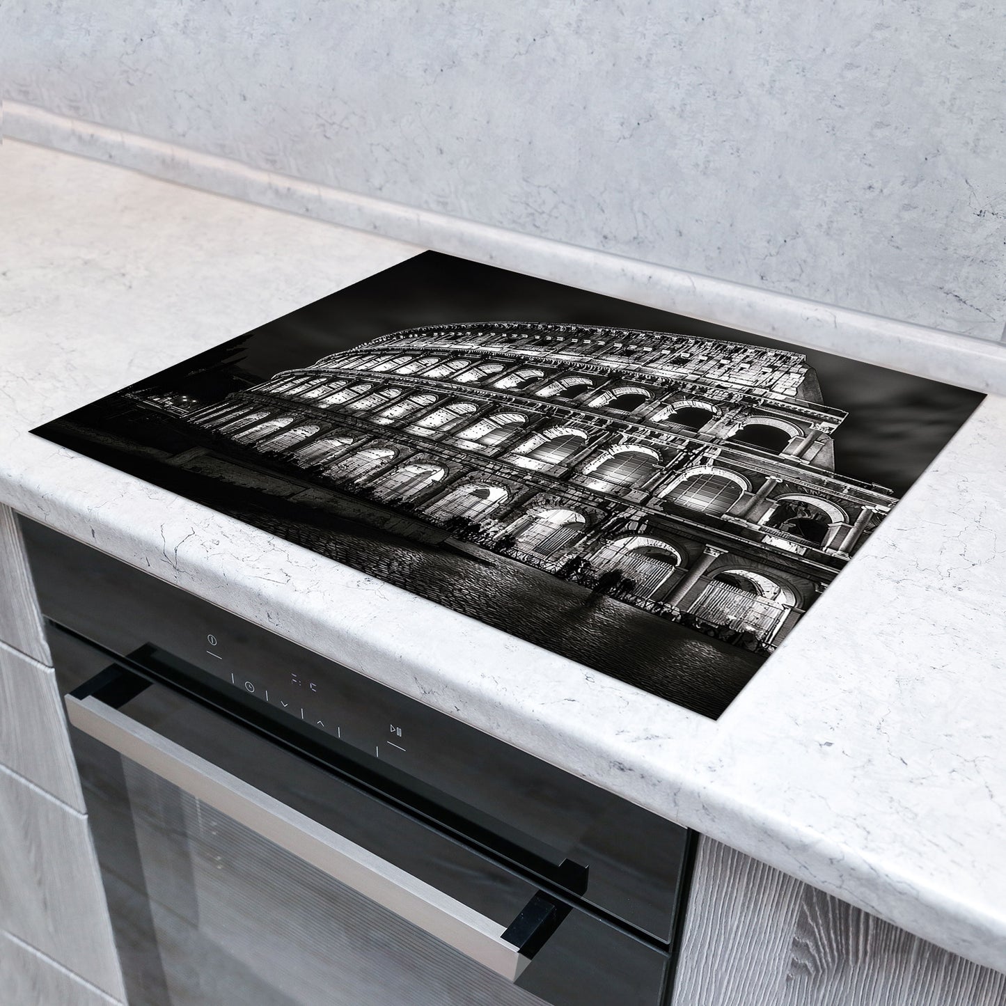 Städte Rom Kolosseum Herdabdeckplatte Induktionsschutz für Ceranfeld & Küche Deko