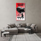 Street Art Auto und Ratte Never Stop Dreaming BANKSY-ART Wandbild