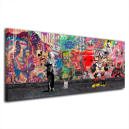 Albert Street Art Maus Style Wandbild