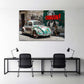 Street Art VW Käfer Mexiko Graffiti Auto Wandbild