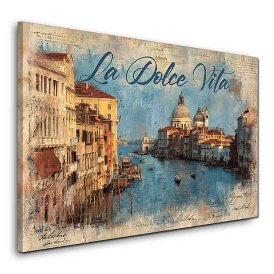 Venedig Italien La Dolce Vita Gondel Kunst Wandbild