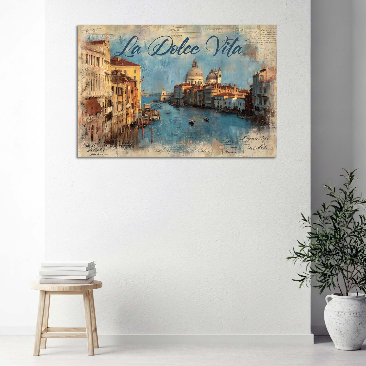 Venedig Italien La Dolce Vita Gondel Kunst Wandbild