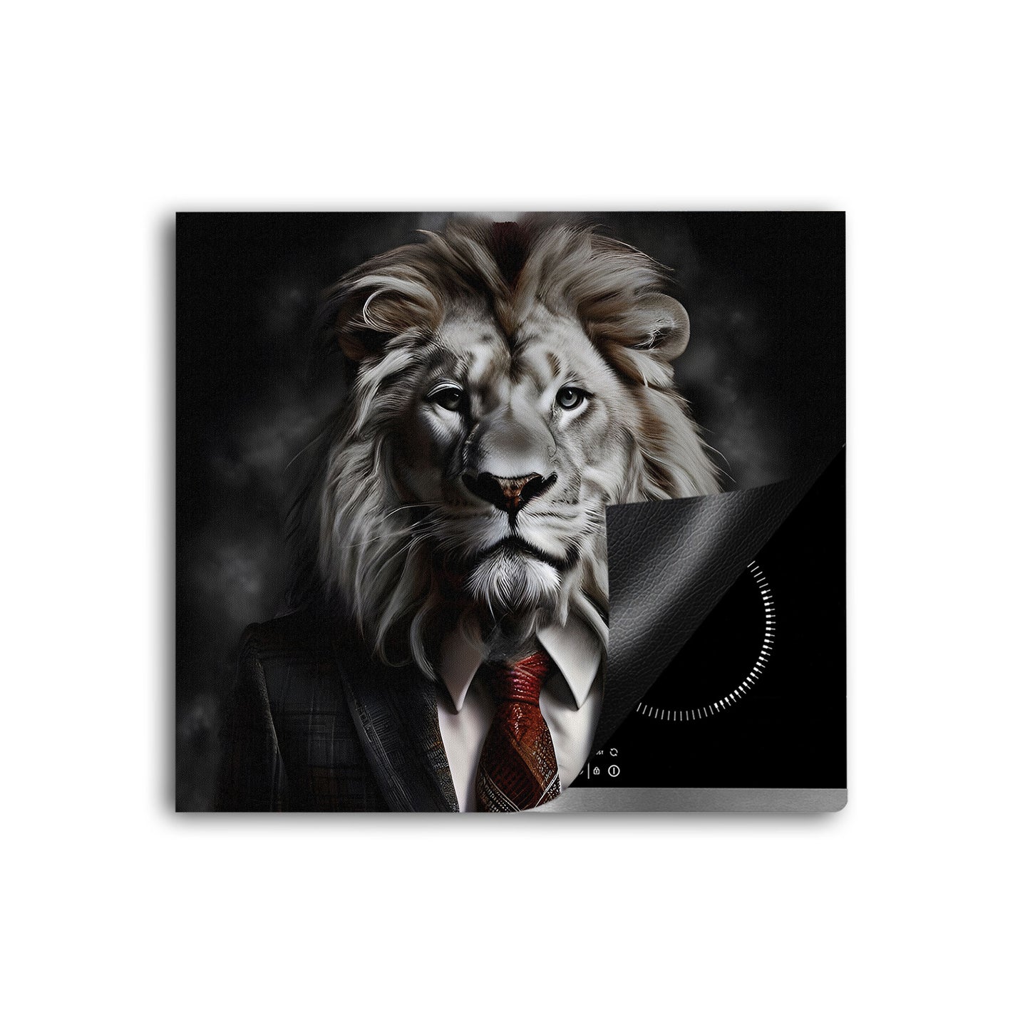 Verliebte Löwen Herdabdeckplatte Induktionsschutz für Ceranfeld & Küche Deko