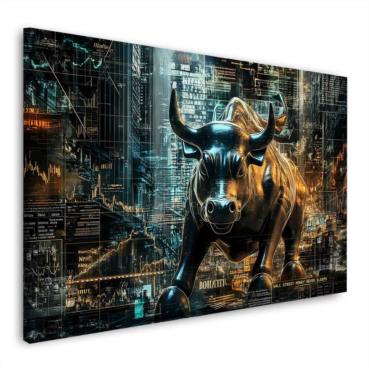 Wall Street Bulle – Wandbild