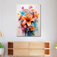 Wandbild Blumen Abstract Splash