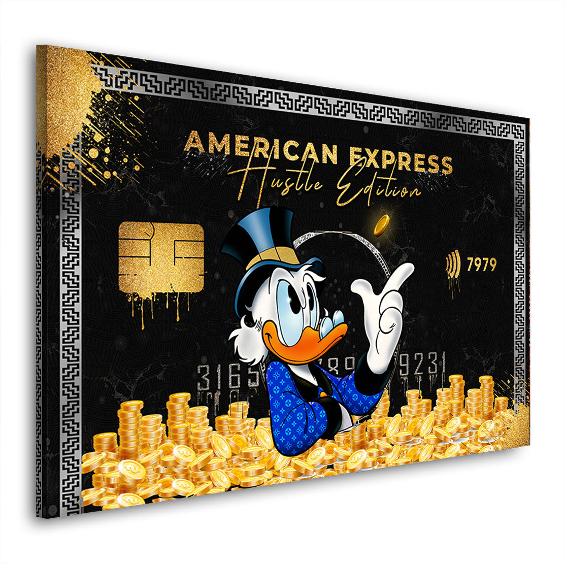 Duck Hustle Card – Wandbild