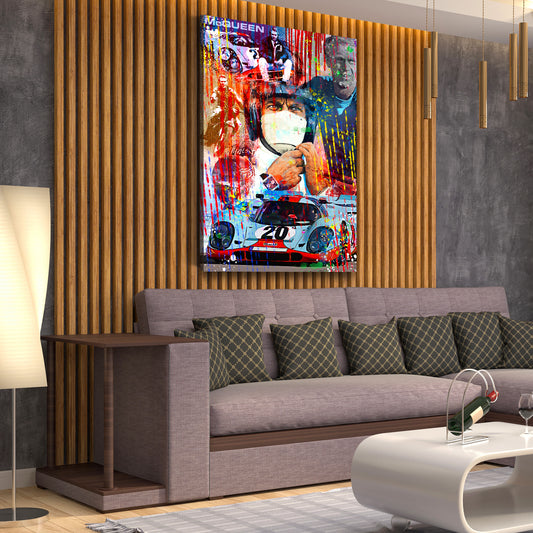 Wandbild Pop Art McQueen Style