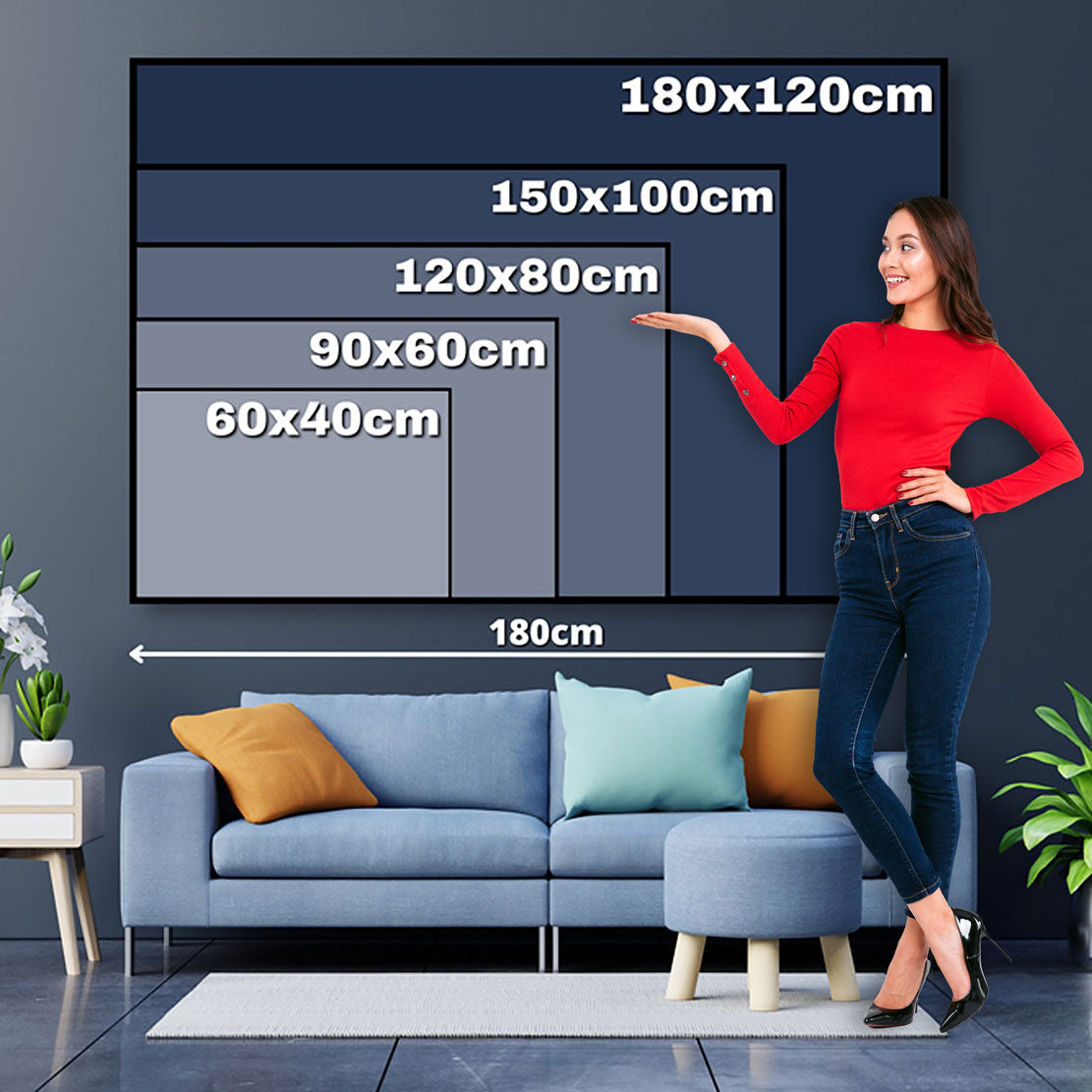 Wandbild Weltraum Abstract Style