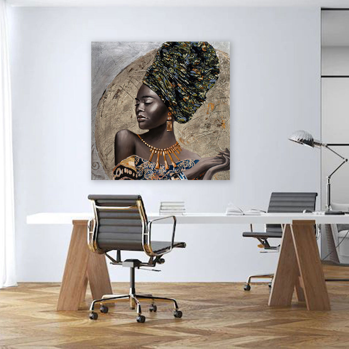 Wandbild afrikanische Frau Beautiful Women