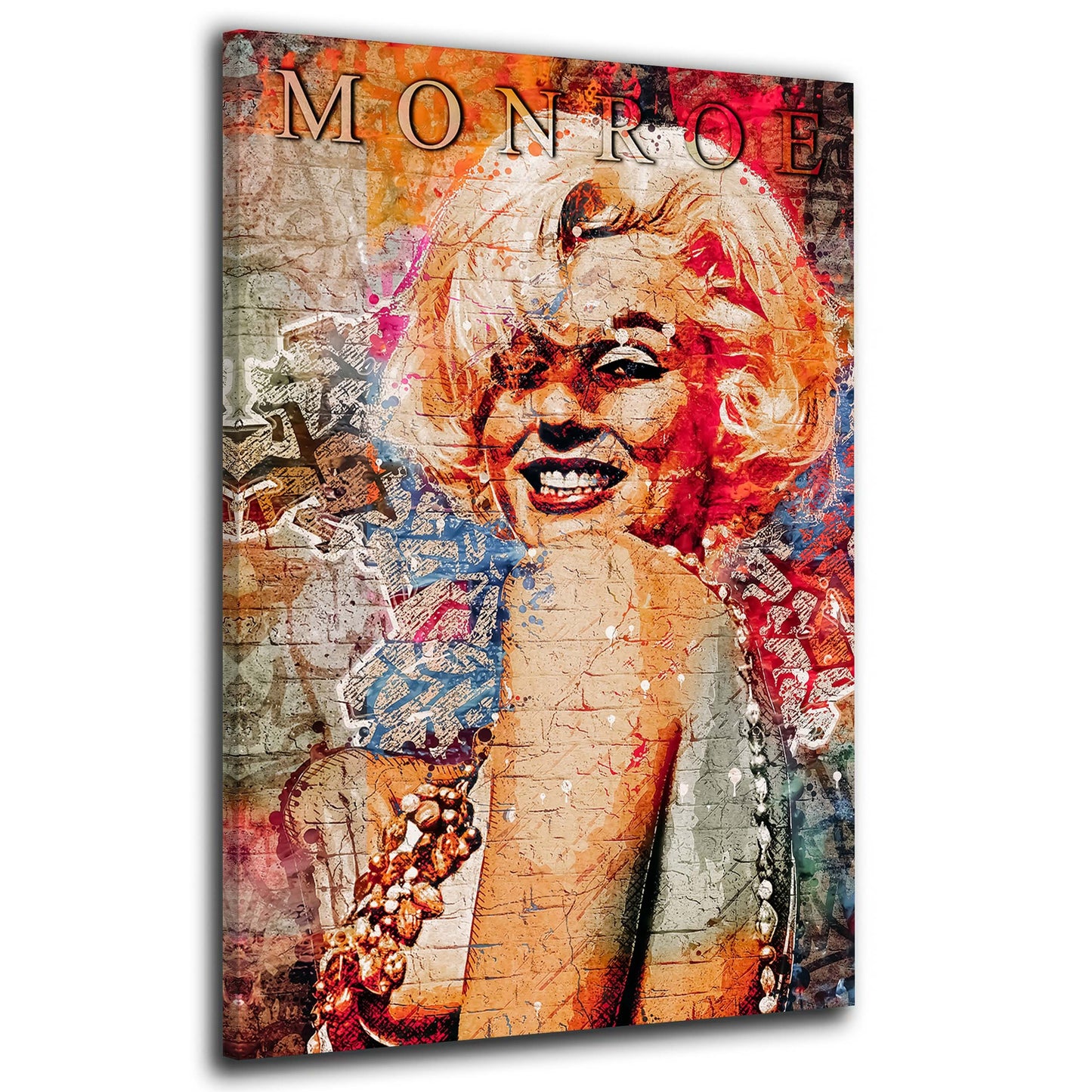 Wandbild Marilyn Monroe Wonderful Street Art