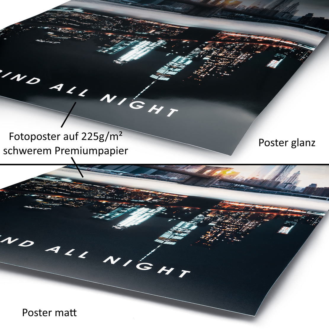 Duck Gangstar Style Karte Pop Art Wandbild Leinwandbild