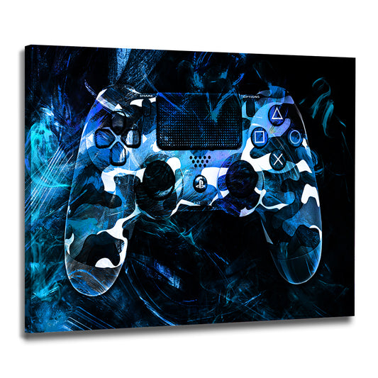 Wandbild Kunstwerk Abstract Videospiel Gamepad Controller