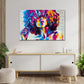 Wandbild Frau Paint Pop Art Style Kunstwerk
