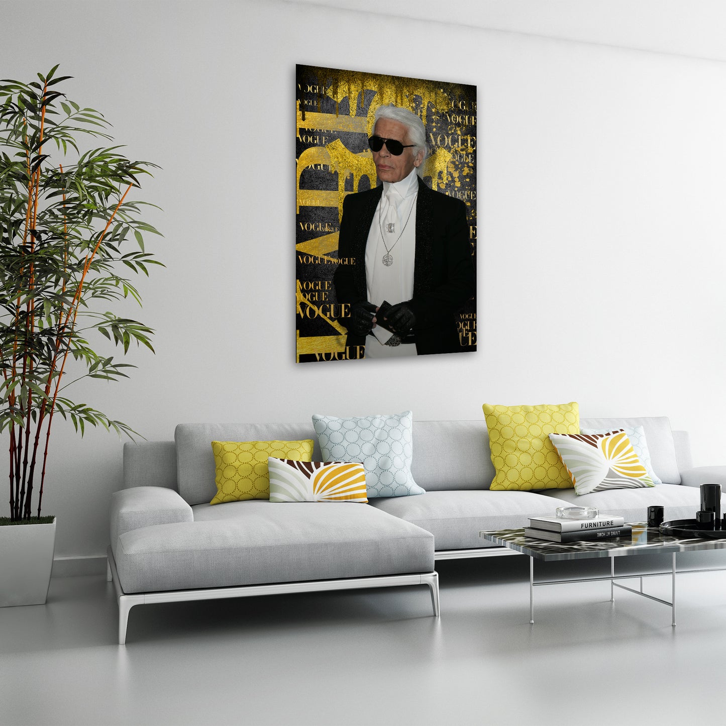 Wandbild Karl Kunstwerk Pop Art