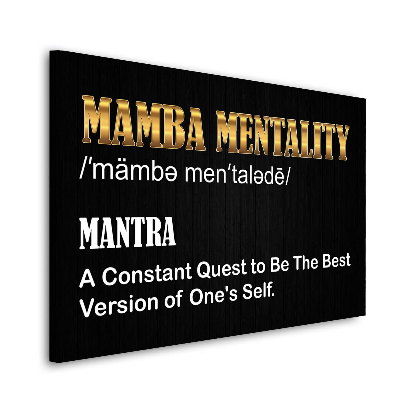 Wandbild Mantra Motivation Zitat