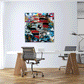 Wandbild Leinwandbild Porsche Pop Art Abstract moderne Kunst