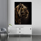 Wandbild Tiger Gold Abstract