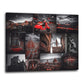 Wandbild modern Kunstwerk Stadt Florenz, Italien