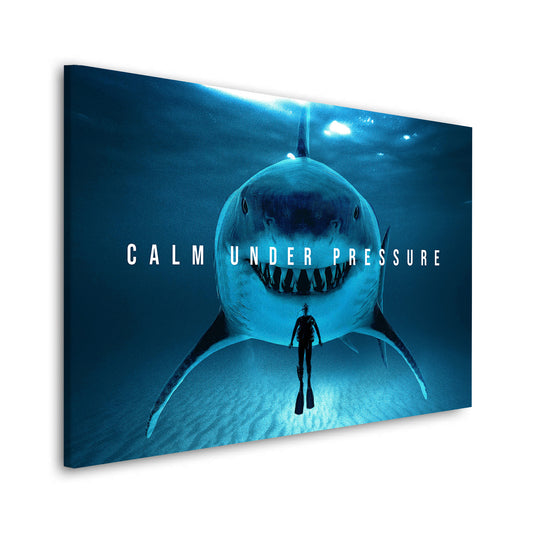 Wandbild Motivation Mindset Hai Calm Under Pressure