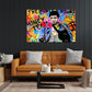 Pop Art Kultfilm Scar Face Montana Wandbild