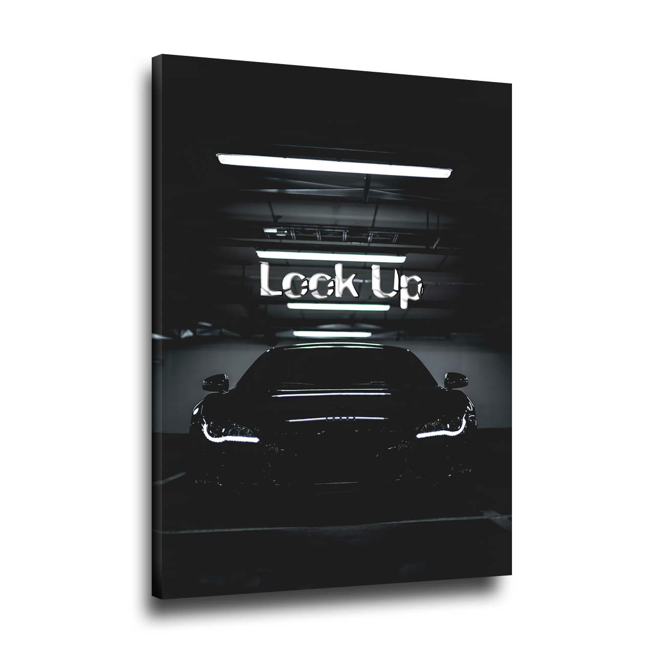 Sportwagen Motivation Look Up Wandbild