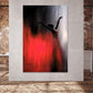 Wandbild Ballerina mit rotem Kleid Abstract Edition