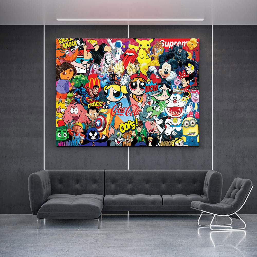 Wandbild Leinwandbild Comic Allstyle Pop Art