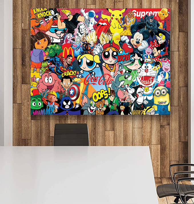 Wandbild Leinwandbild Comic Allstyle Pop Art