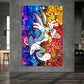 Wandbild Comic Bunny Pop Art Abstrakt Style