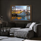 Wandbild Fenster Motivation Florida View Style