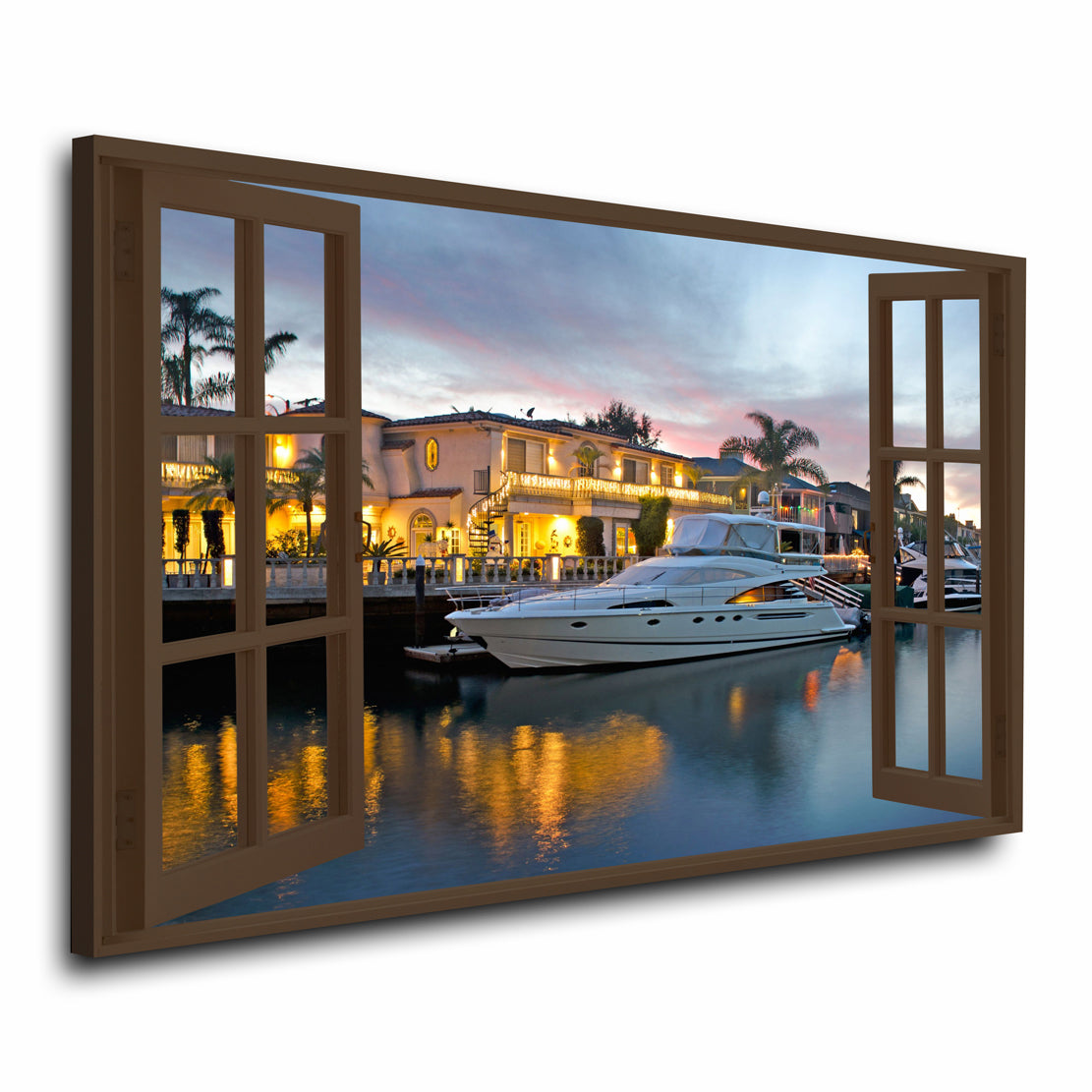 Wandbild Fenster Motivation Florida View Style