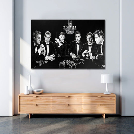 Wandbild modern Bond Family Style Kunst