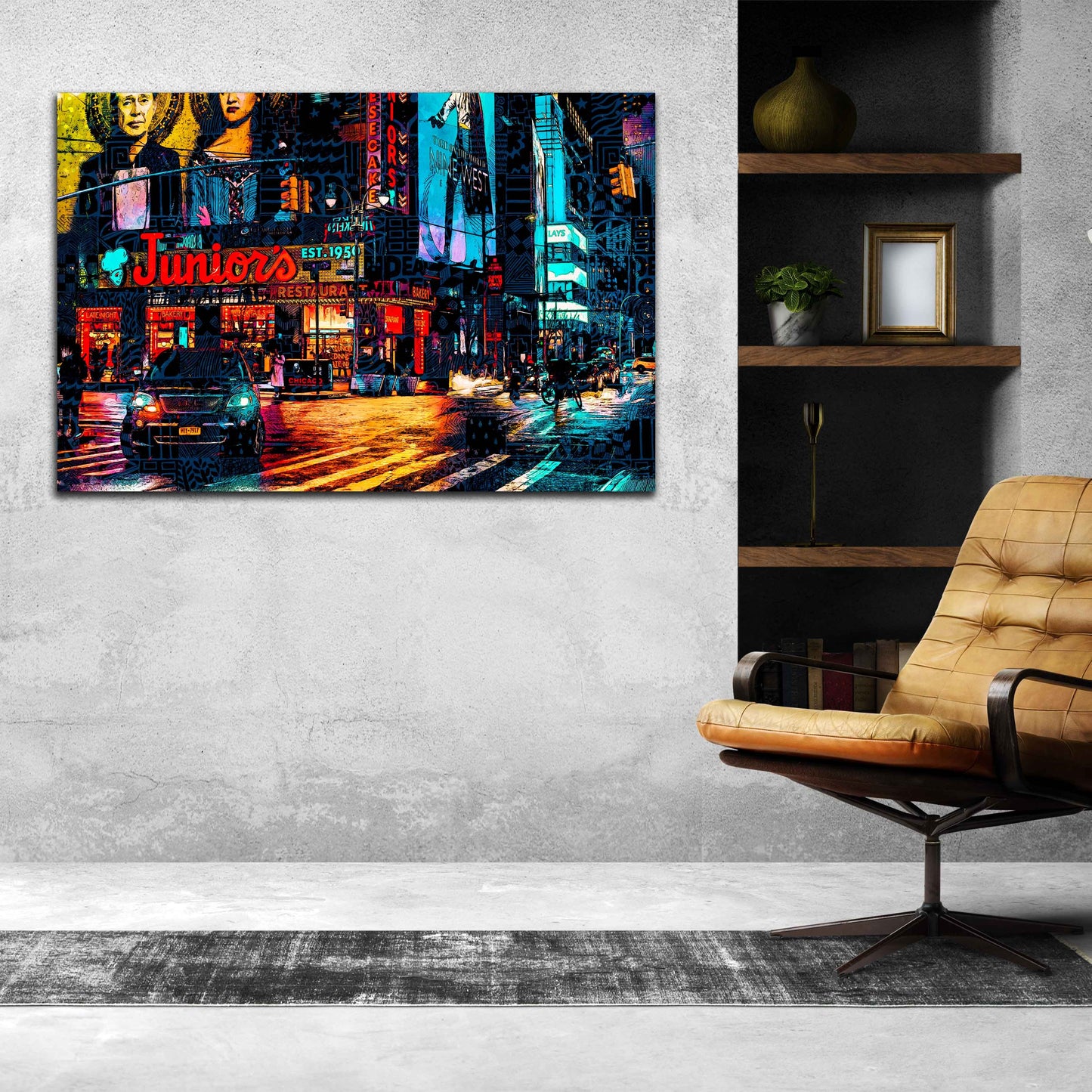 Wandbild USA New York Nights