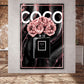 Wandbild Parfüm Coco Style Flasche Pop Art Flakon