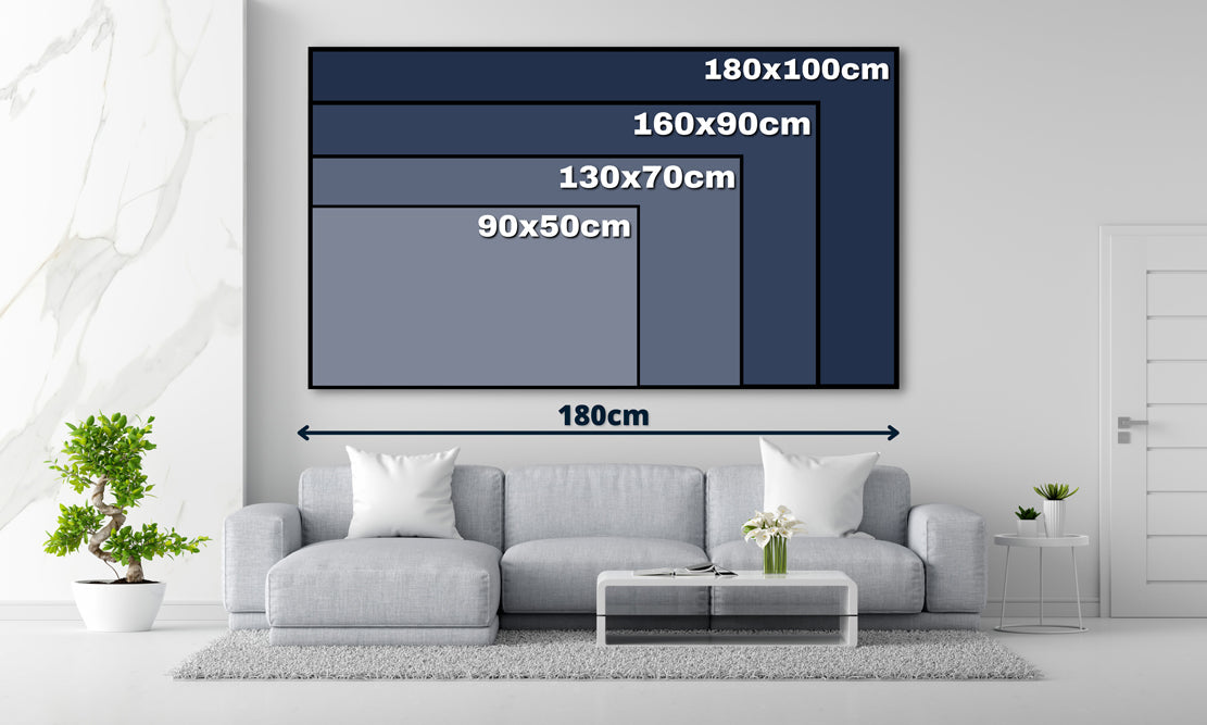 Auto Sportwagen Porsche 911 Yellow Sky Wandbild Leinwandbild